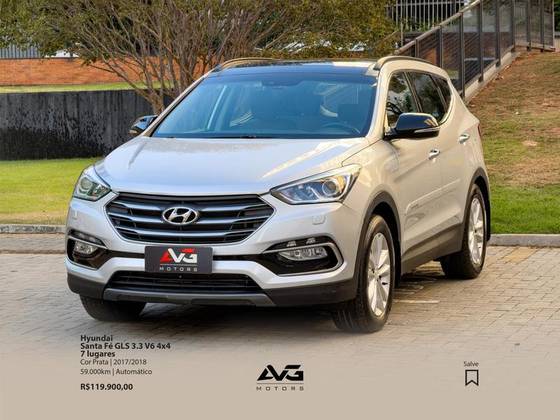 HYUNDAI SANTA FÉ 3.3 MPFI 4X4 7 LUGARES V6 270CV GASOLINA 4P AUTOMÁTICO